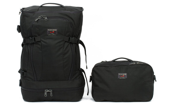 The main bag of the Hero's Journey next to the top pocket.